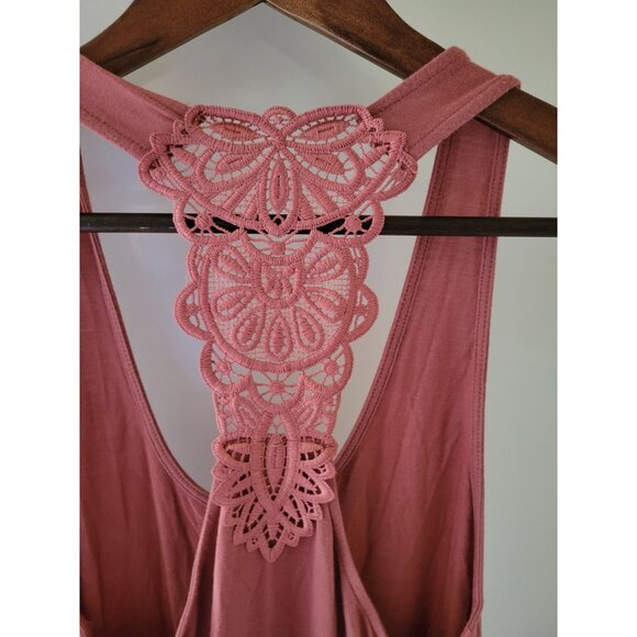 Aerie Mauve Drawstring Romper Size XS - Picture 5 of 5